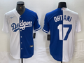 Men's Los Angeles Dodgers Shohei Ohtani #17 White/Blue Player Jerseys