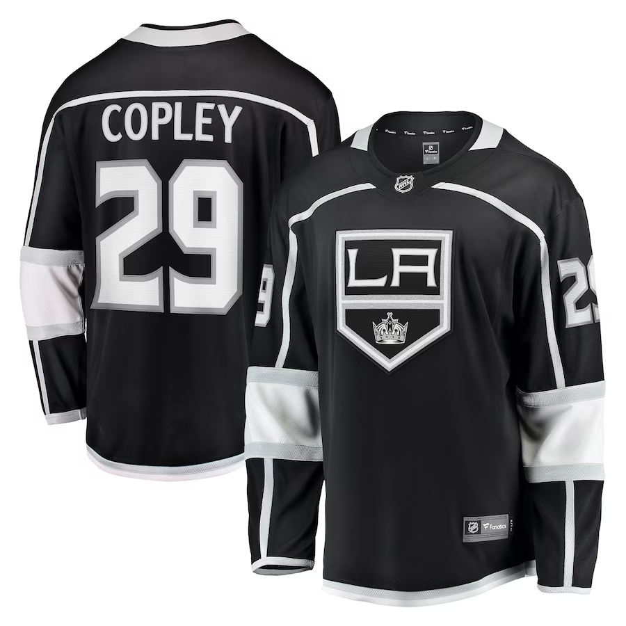 Men's Los Angeles Kings Pheonix Copley #29 Black Home Breakaway Jerseys