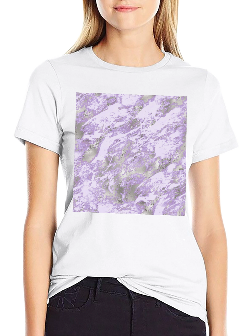 Abstract Marble T-Shirt: Stylish Graphic Tee for Men
