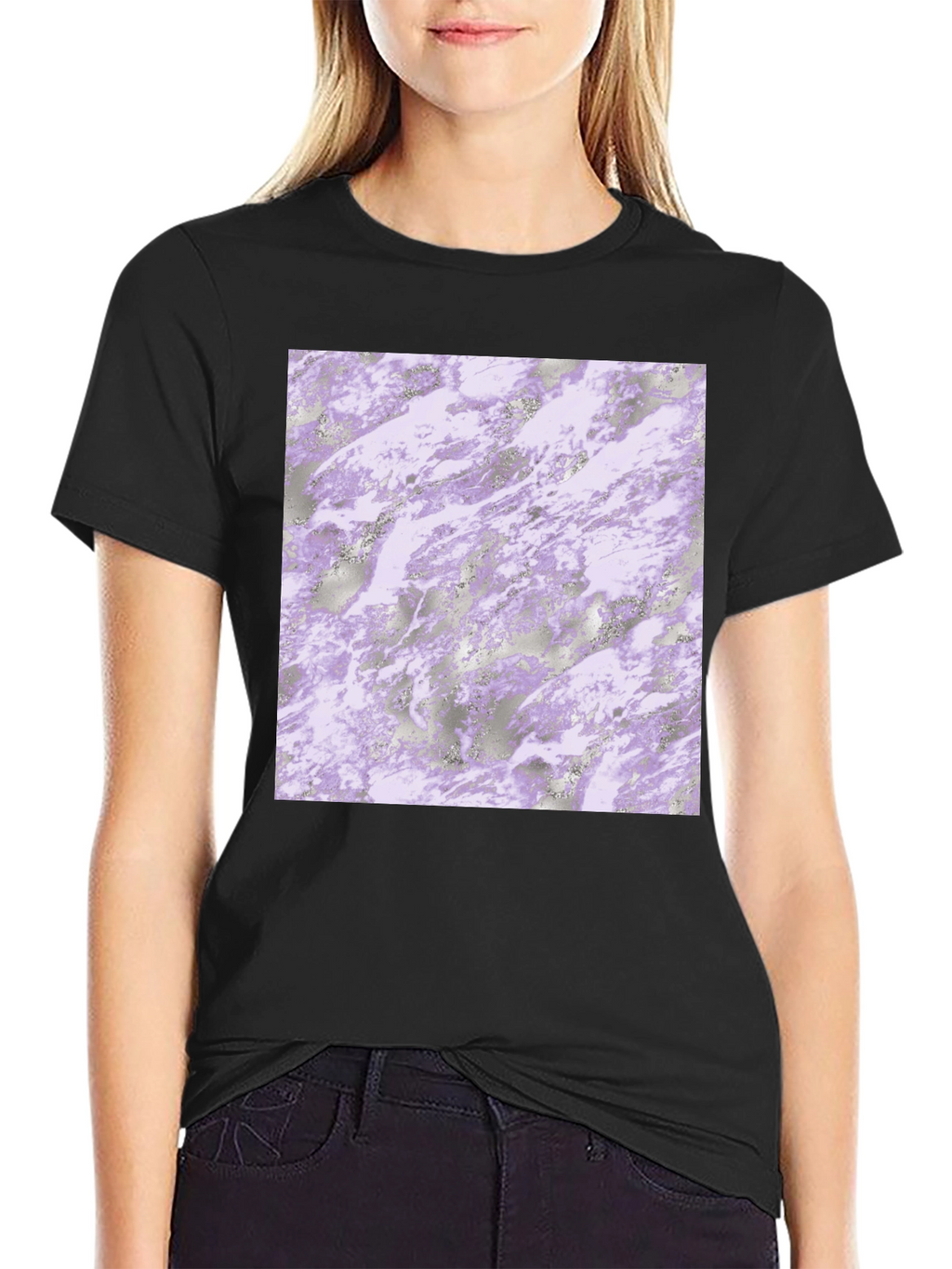 Abstract Marble T-Shirt: Stylish Graphic Tee for Men