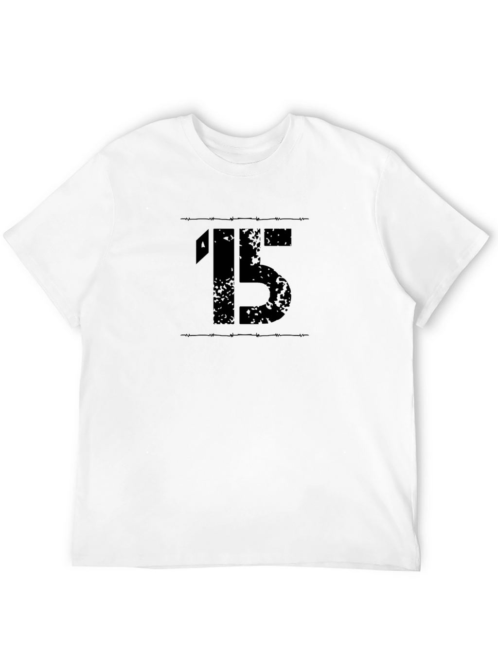 Mens Black 15 Graphic Tee