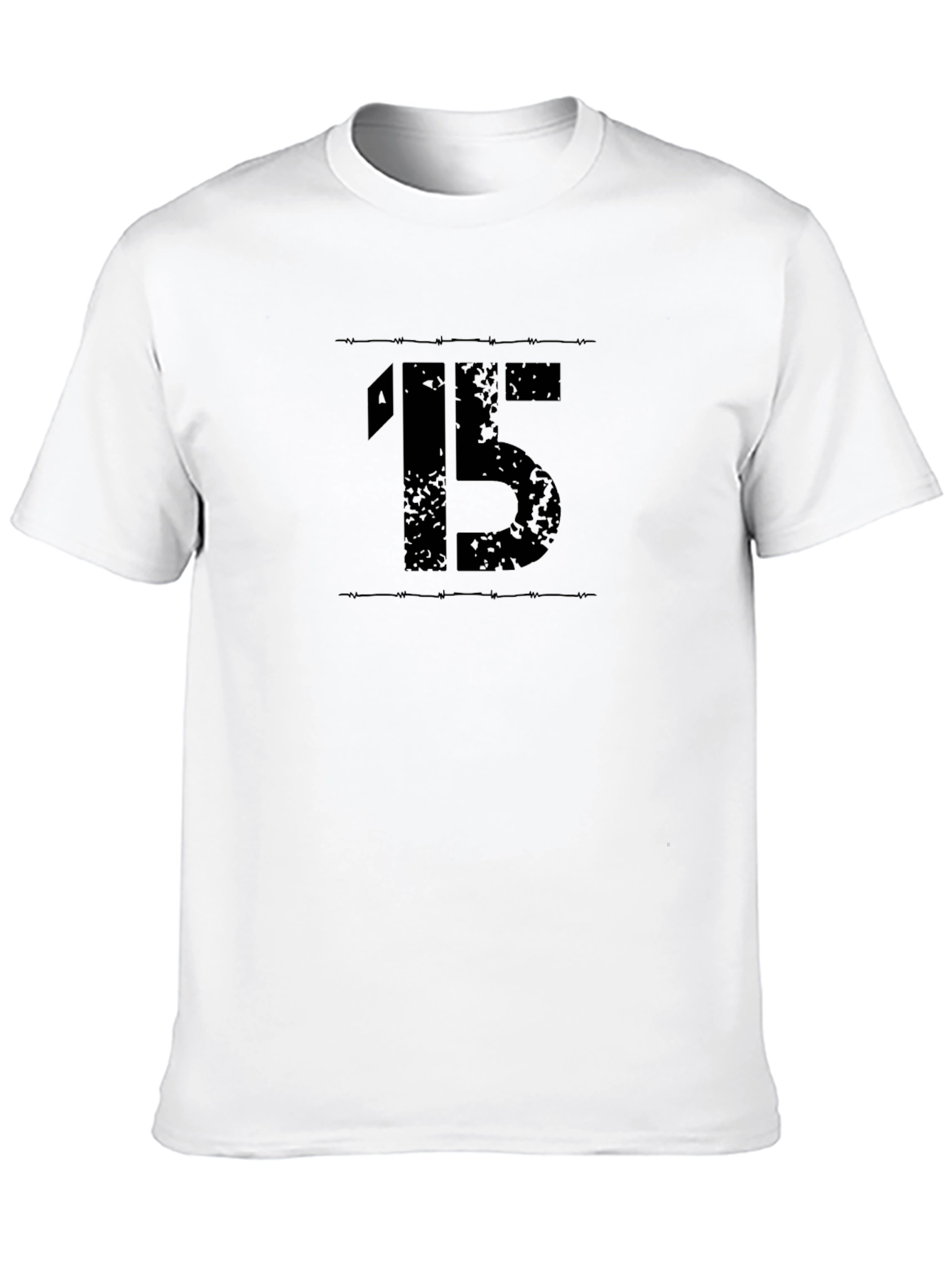 Mens Black 15 Graphic Tee