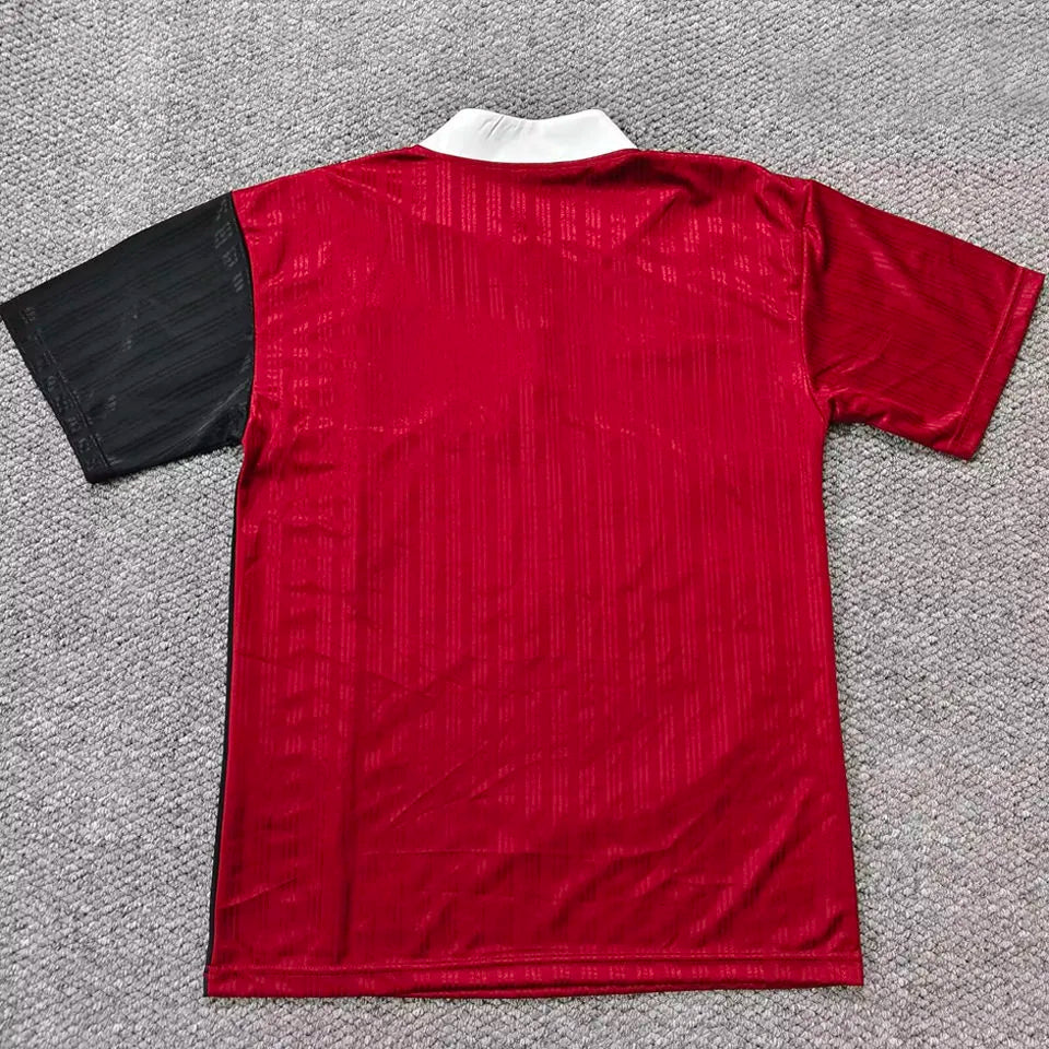 1996 AD x oasis x Bolt Makers Arms Red Retro Fans Soccer Jersey Back