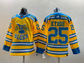 Men's St. Louis Blues Jordan Kyrou #25 Yellow Breakaway Player Jerseys