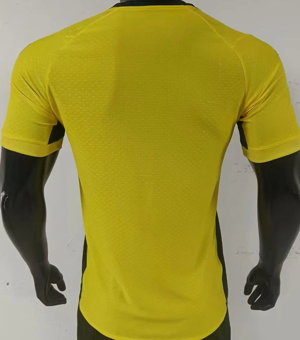 2025/26 Malaysia Home Yellow Player Version Soccer Jersey Back