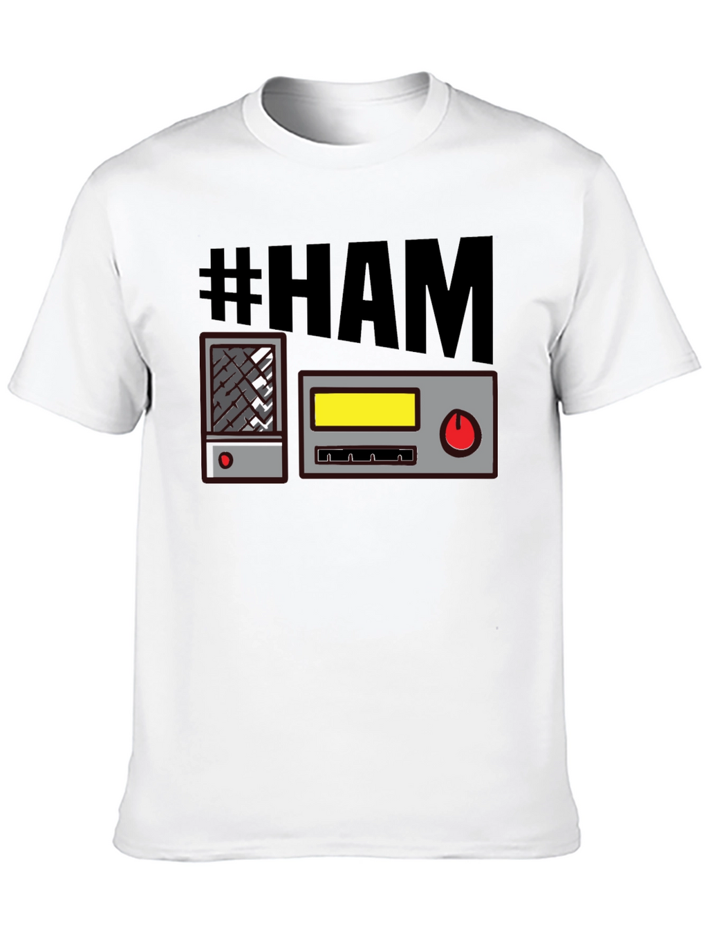 #HAM Radio T-Shirt - Black Comfy Casual Tee
