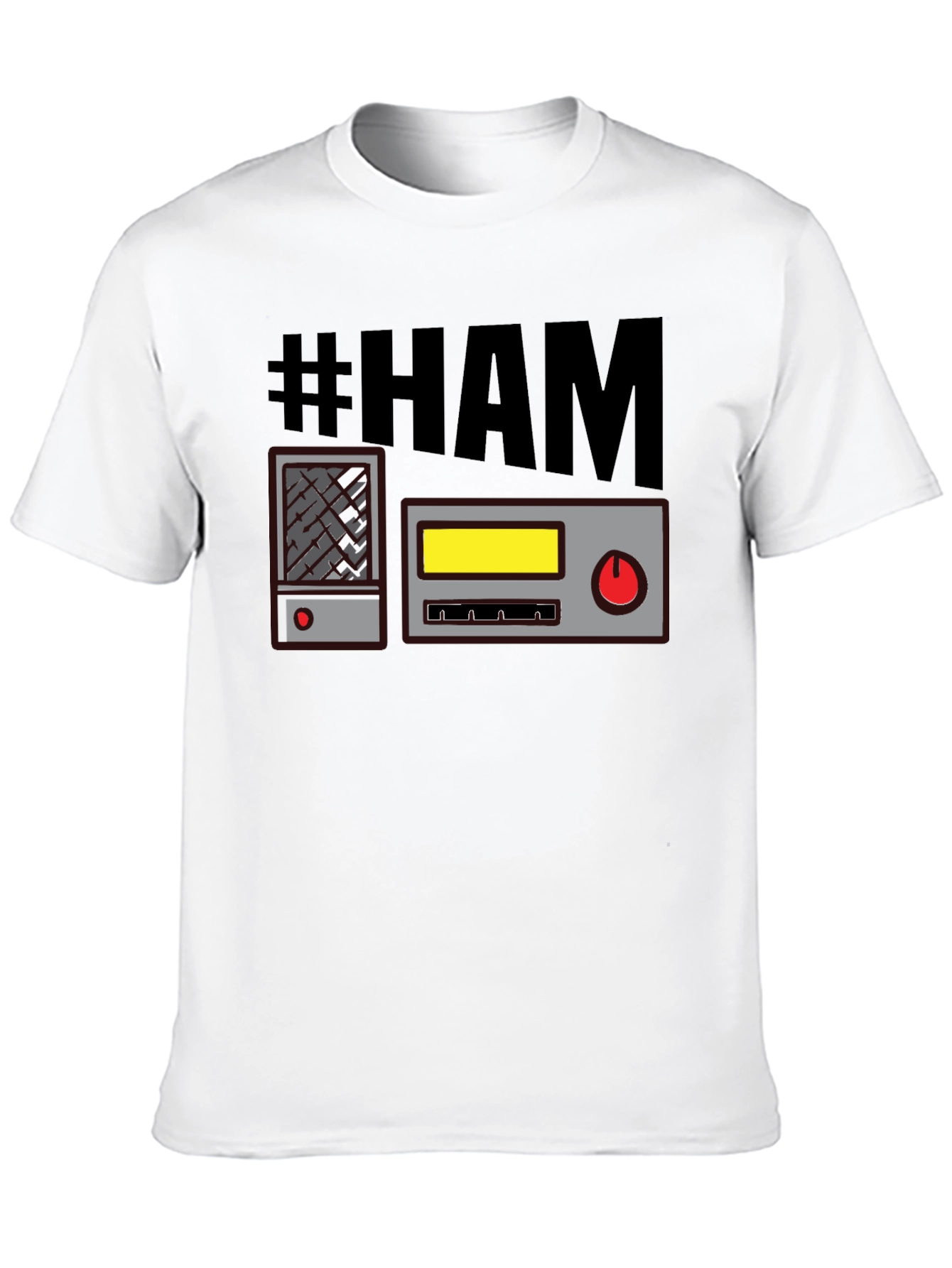 #HAM Radio T-Shirt - Black Comfy Casual Tee