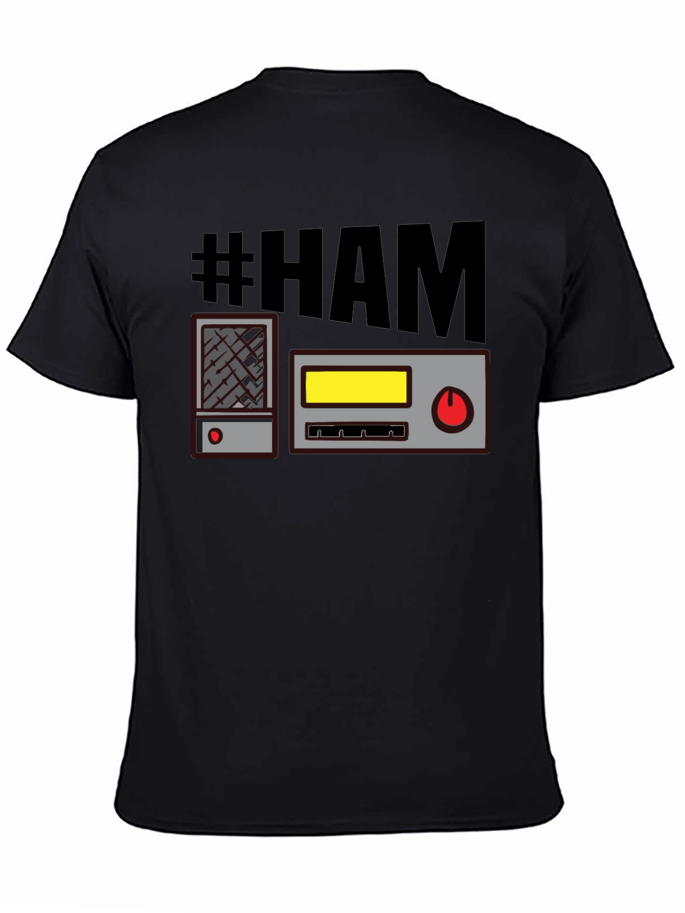 #HAM Radio T-Shirt - Black Comfy Casual Tee