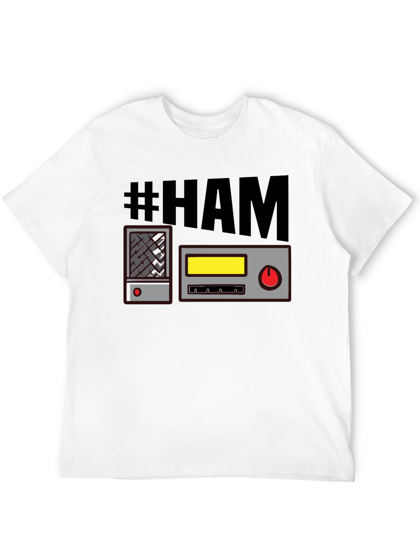 #HAM Radio T-Shirt - Black Comfy Casual Tee