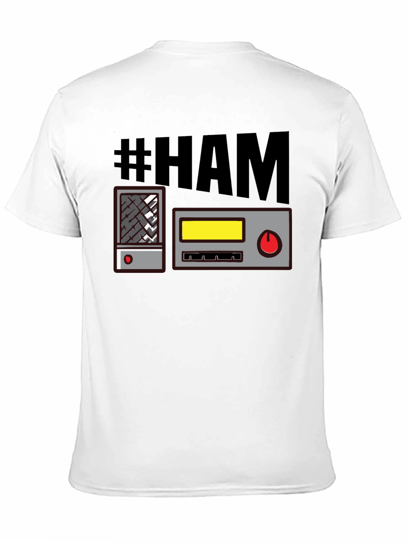 #HAM Radio T-Shirt - Black Comfy Casual Tee