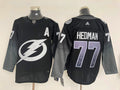 Men's Tampa Bay Lightning Victor Hedman #77 Black Home Breakaway Jerseys