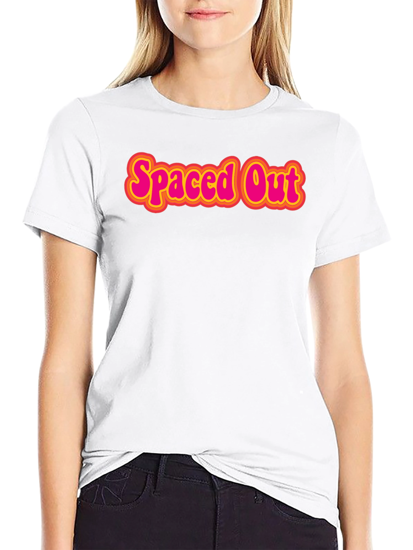 Spaced Out Graphic T-Shirt - Retro Style