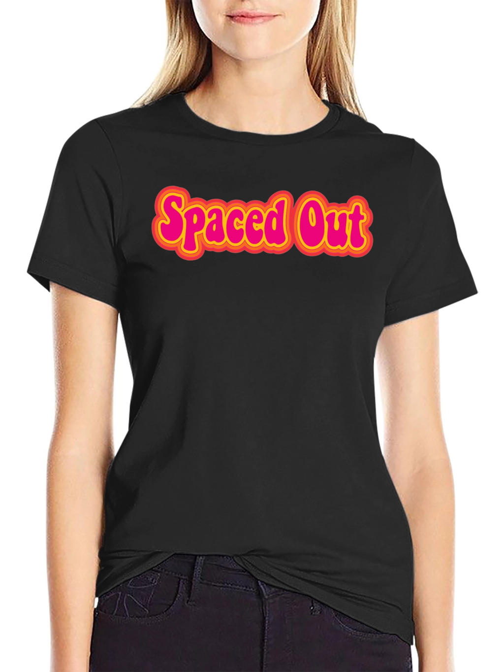Spaced Out Graphic T-Shirt - Retro Style