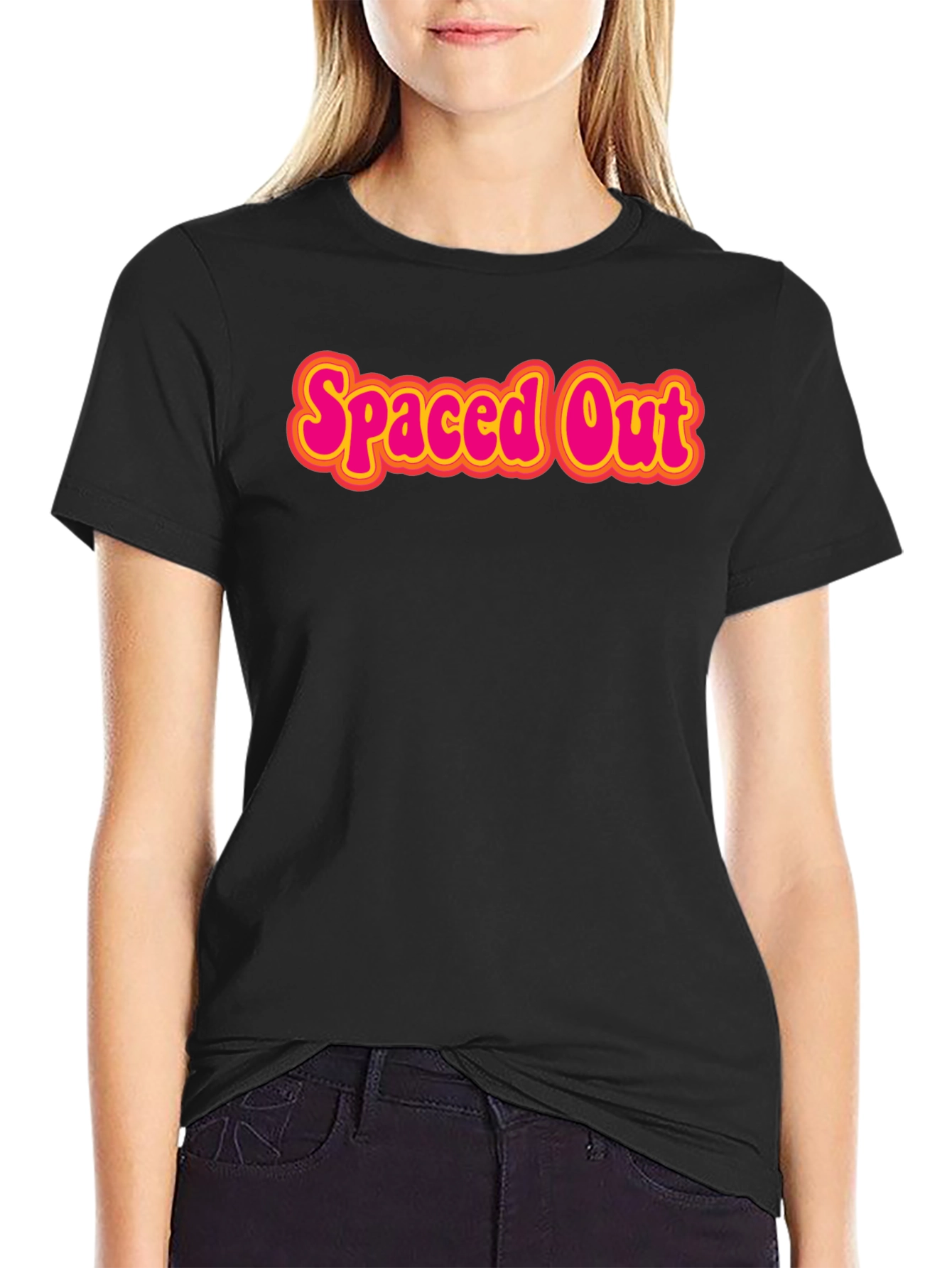 Spaced Out Graphic T-Shirt - Retro Style