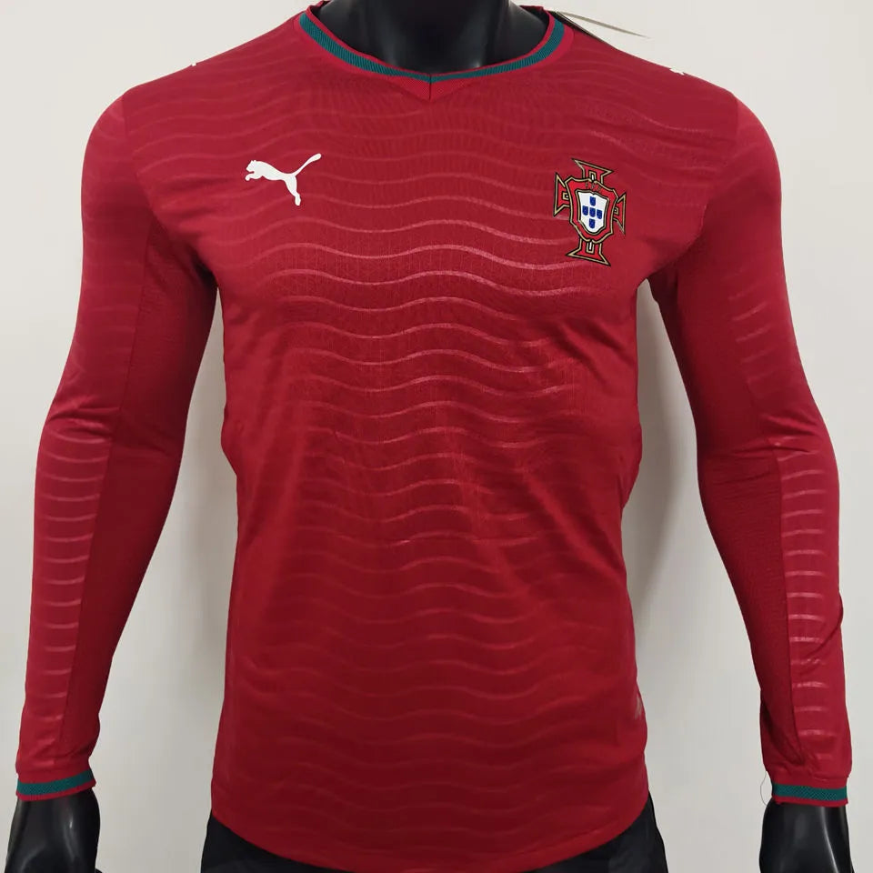 2025 Portugal POLO Short Jersey Detail 4