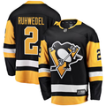 Men's Pittsburgh Penguins Chad Ruhwedel #2 Black Player Game Jerseys
