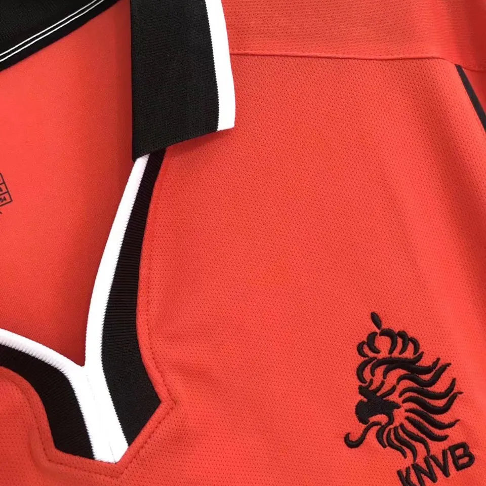 1998 NL Home Orange Retro Jersey Detail 3