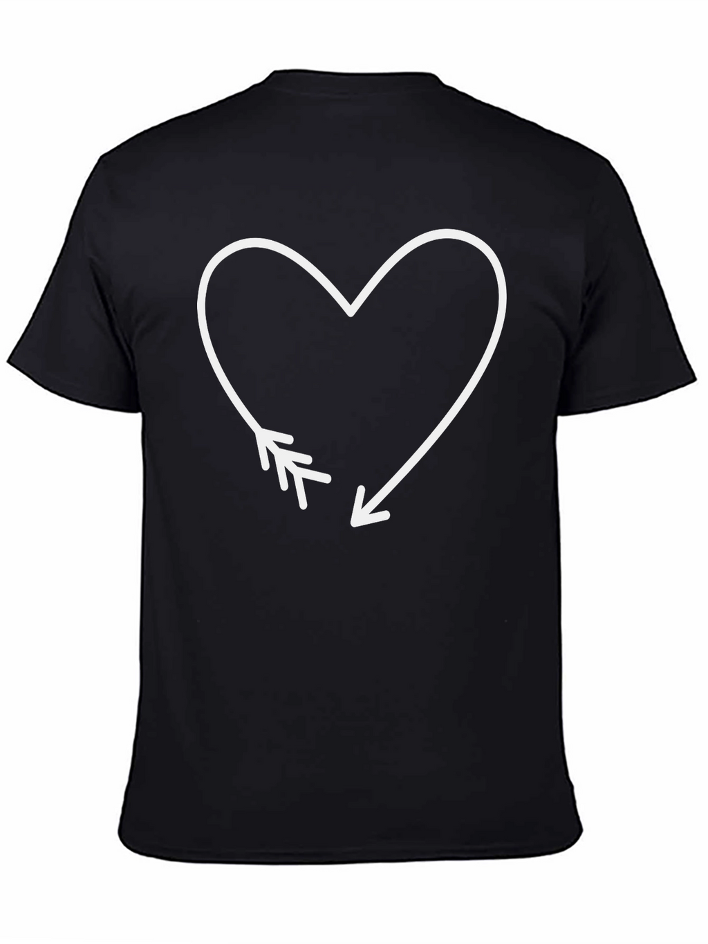 Heart Arrow T-Shirt - Stylish Graphic Tee