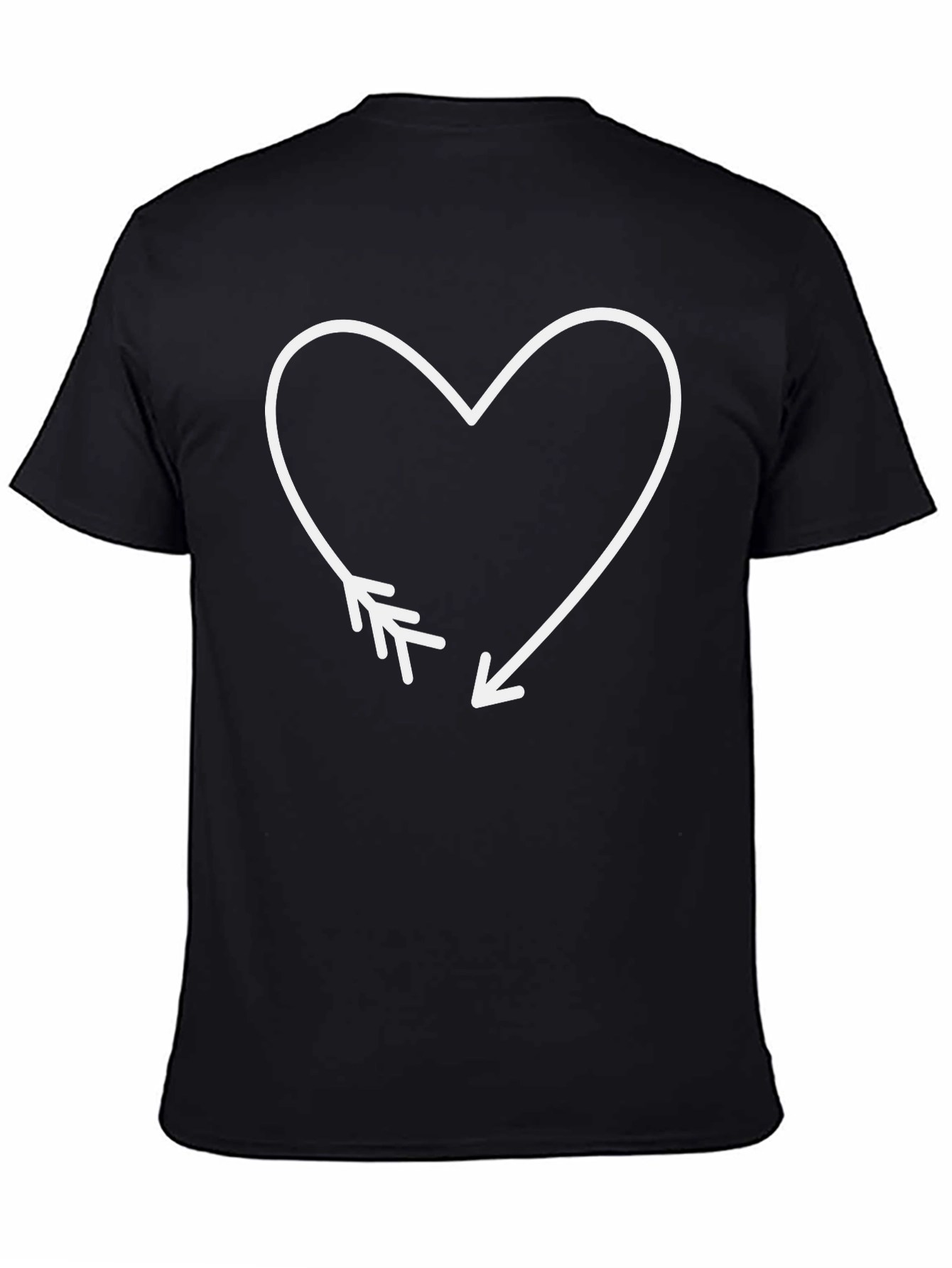 Heart Arrow T-Shirt - Stylish Graphic Tee