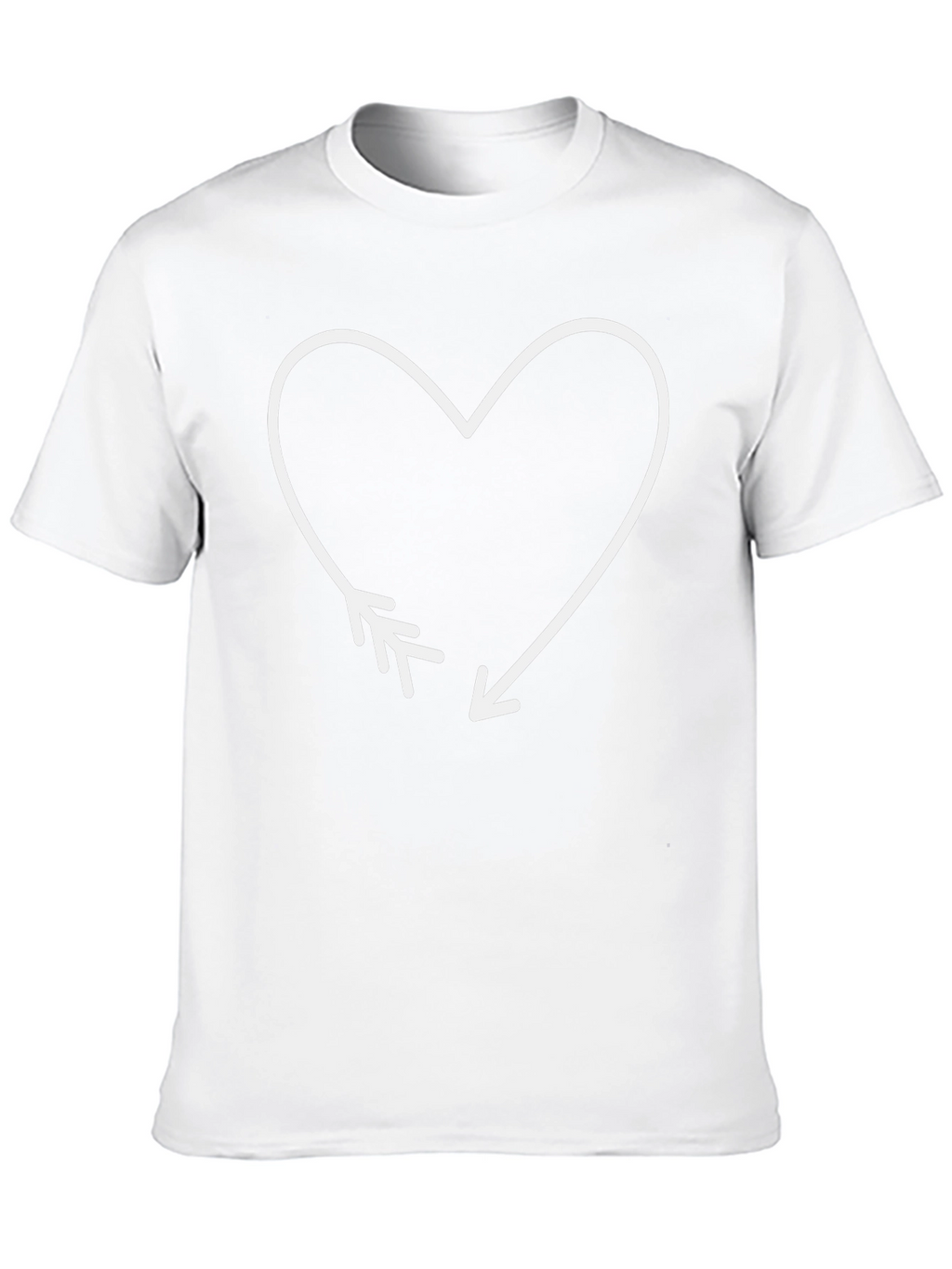 Heart Arrow T-Shirt - Stylish Graphic Tee