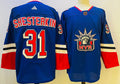 Men's New York Rangers Igor Shesterkin #31 Blue Game Jerseys
