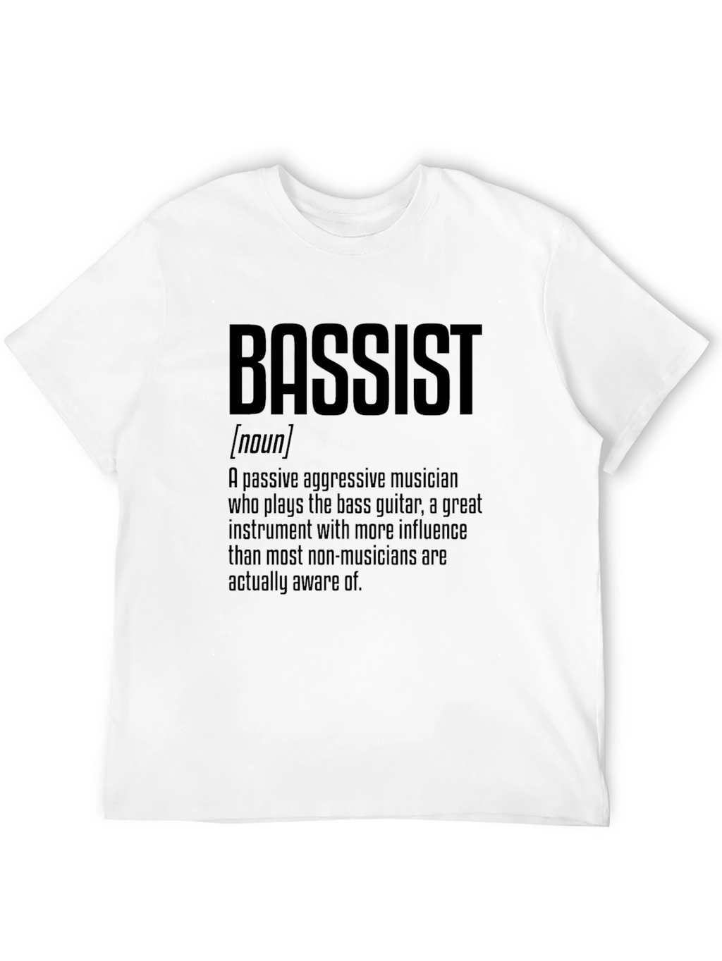 Bassist Definition Graphic Tee - Musician T-Shirt