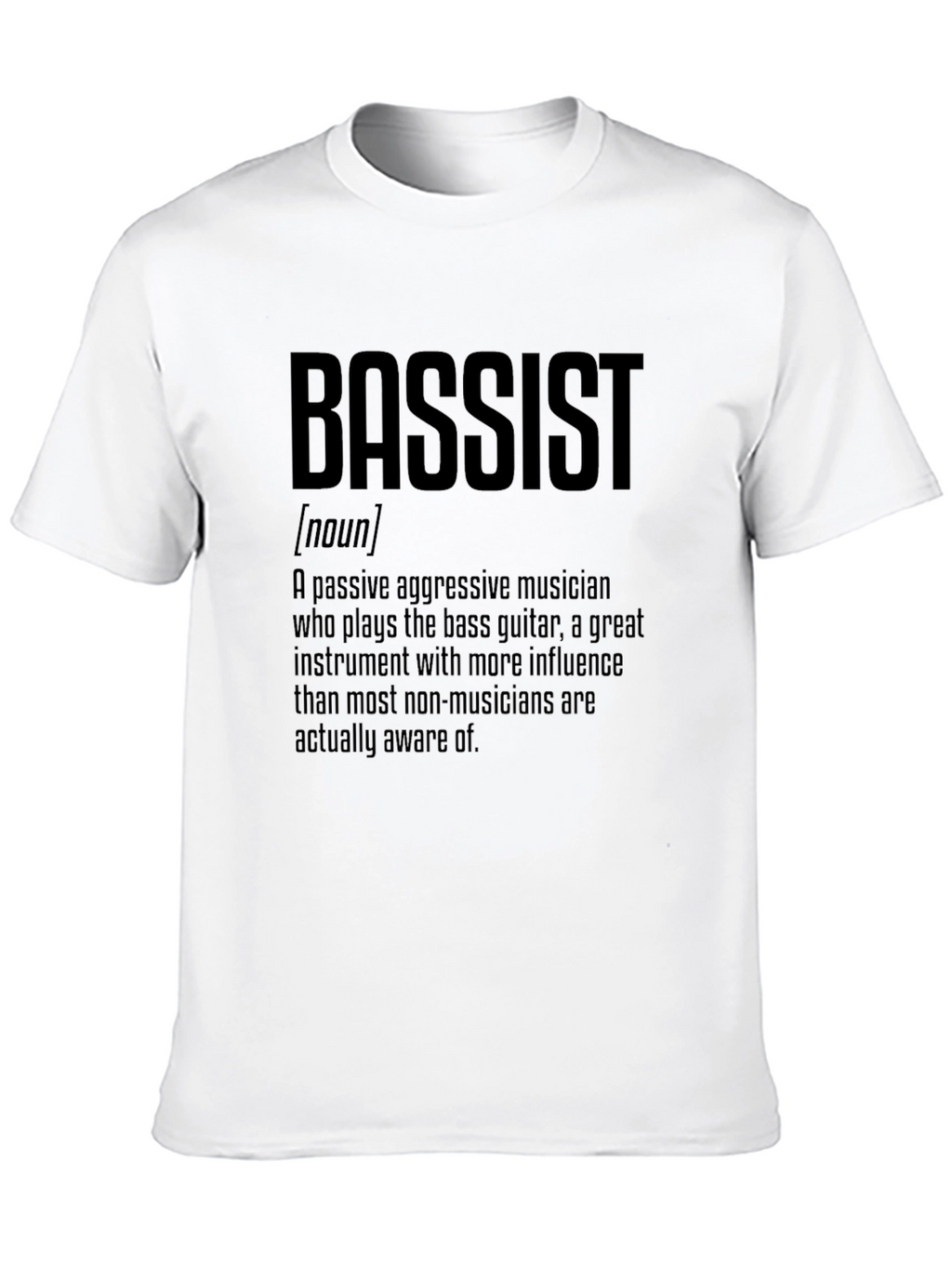 Bassist Definition Graphic Tee - Musician T-Shirt