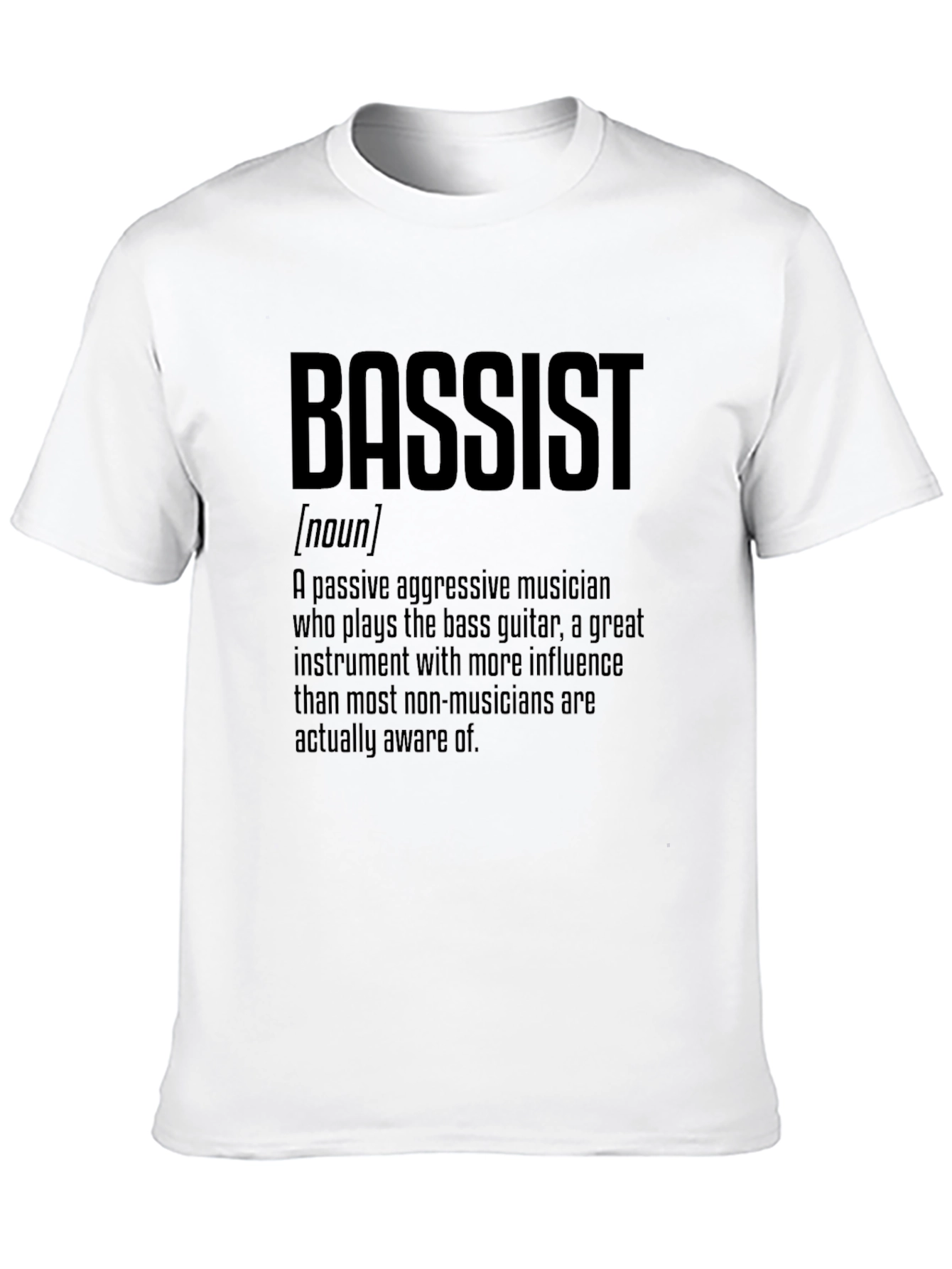 Bassist Definition Graphic Tee - Musician T-Shirt