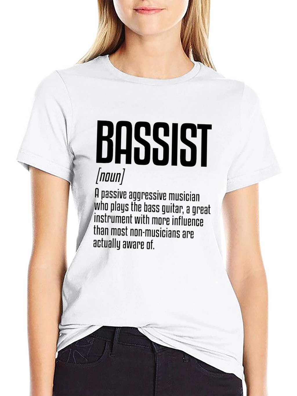 Bassist Definition Graphic Tee - Musician T-Shirt