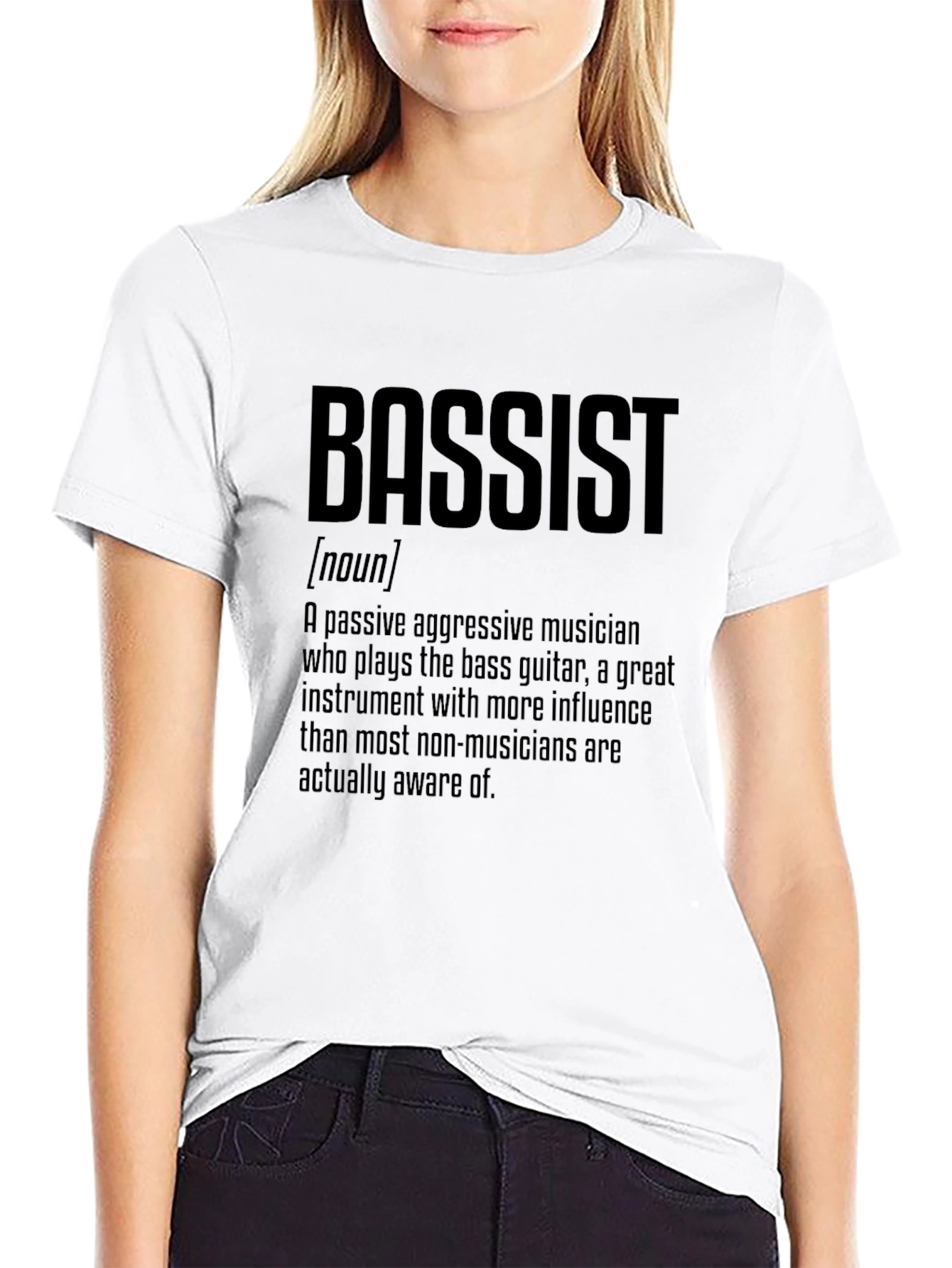 Bassist Definition Graphic Tee - Musician T-Shirt