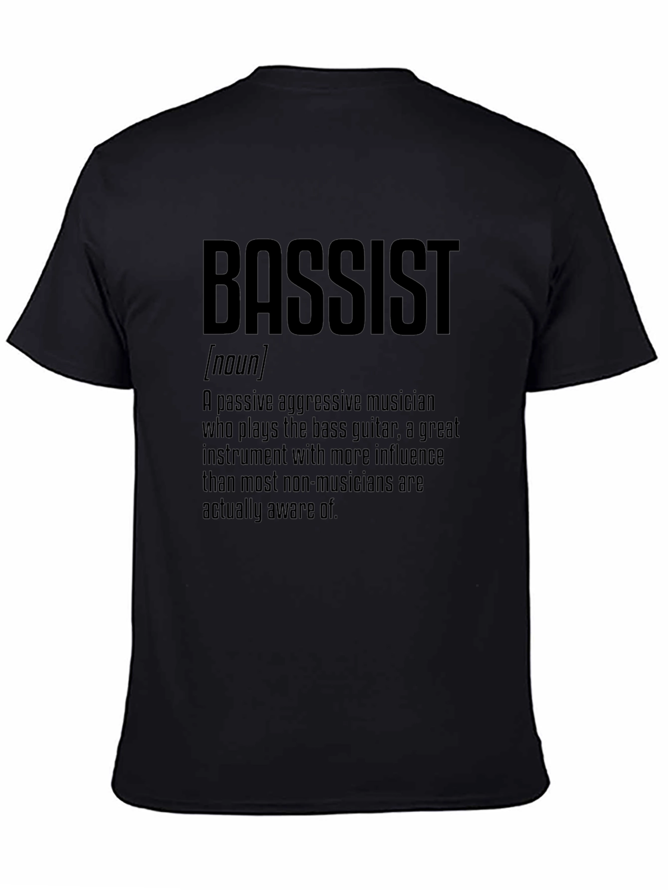 Bassist Definition Graphic Tee - Musician T-Shirt
