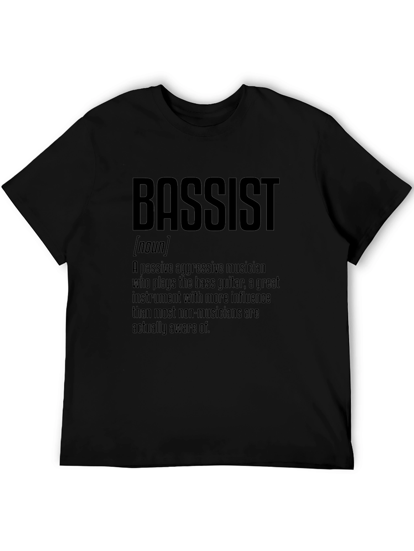 Bassist Definition Graphic Tee - Musician T-Shirt