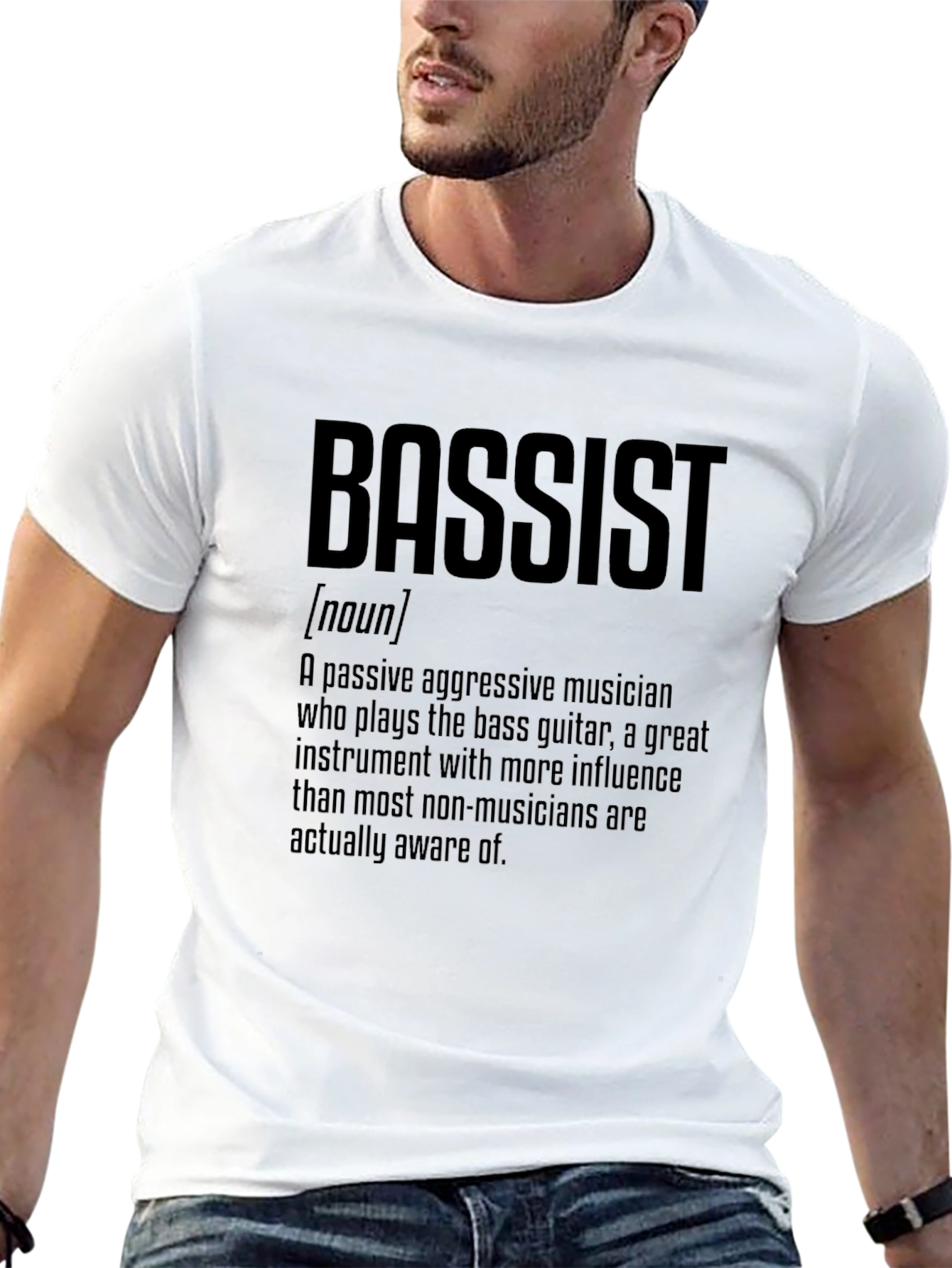 Bassist Definition Graphic Tee - Musician T-Shirt