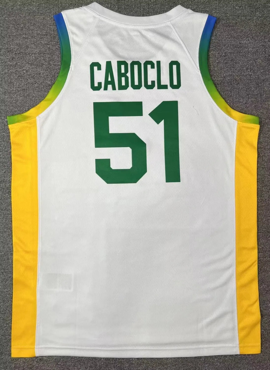 2024 Brazil Team CABOCLO #51 White Jersey Back