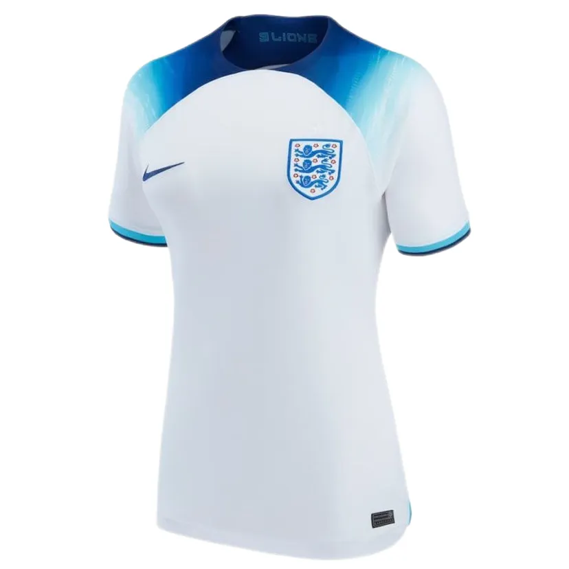 2022/23 England Home White Women Soccer Jersey Front