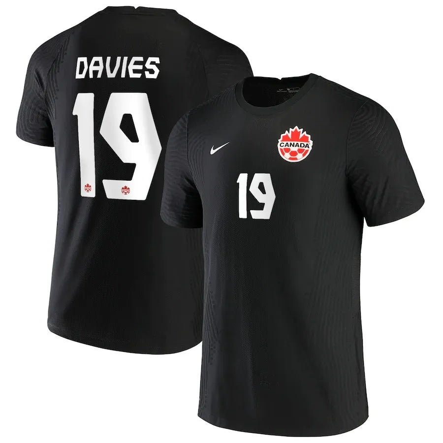 1998 Canada Home Red Retro Soccer Jersey Detail 4