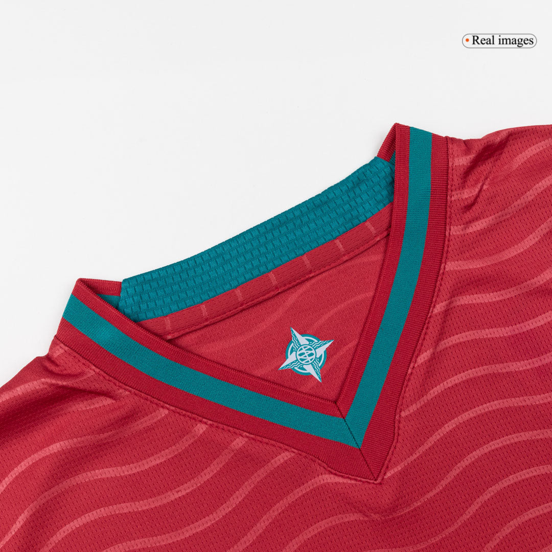 BERNARDO#10 Portugal Home Soccer Jersey World Cup 2026 Red Image 4