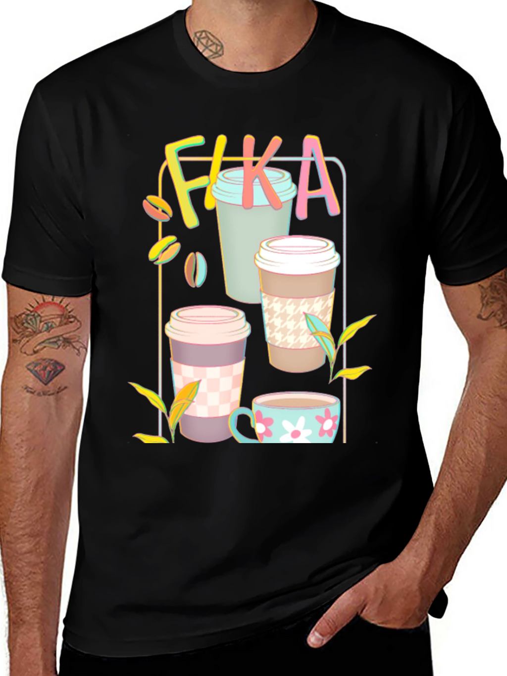 Fika Coffee Graphic Tee