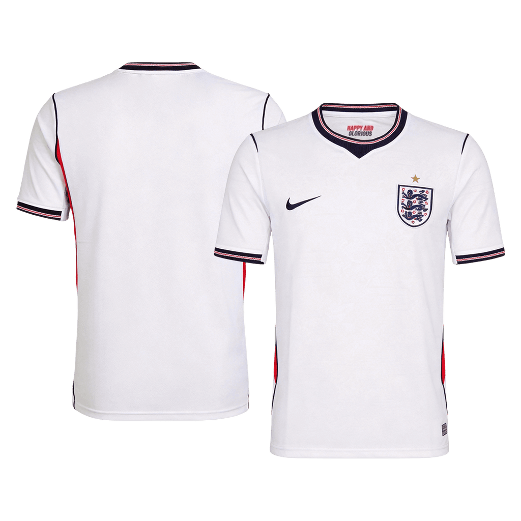 England Home Soccer Jersey World Cup 2026 White Image 3