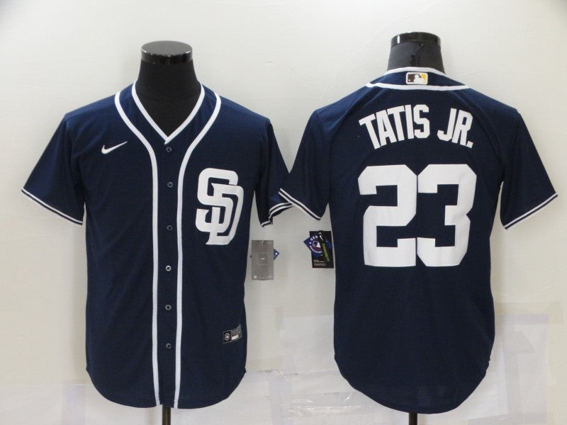 Men's San Diego Padres Fernando Tatis Jr. #23 Navy Player Stitched Jerseys