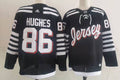 Men's New Jerseys Devils Jack Hughes #86 Black Player Game Jerseys