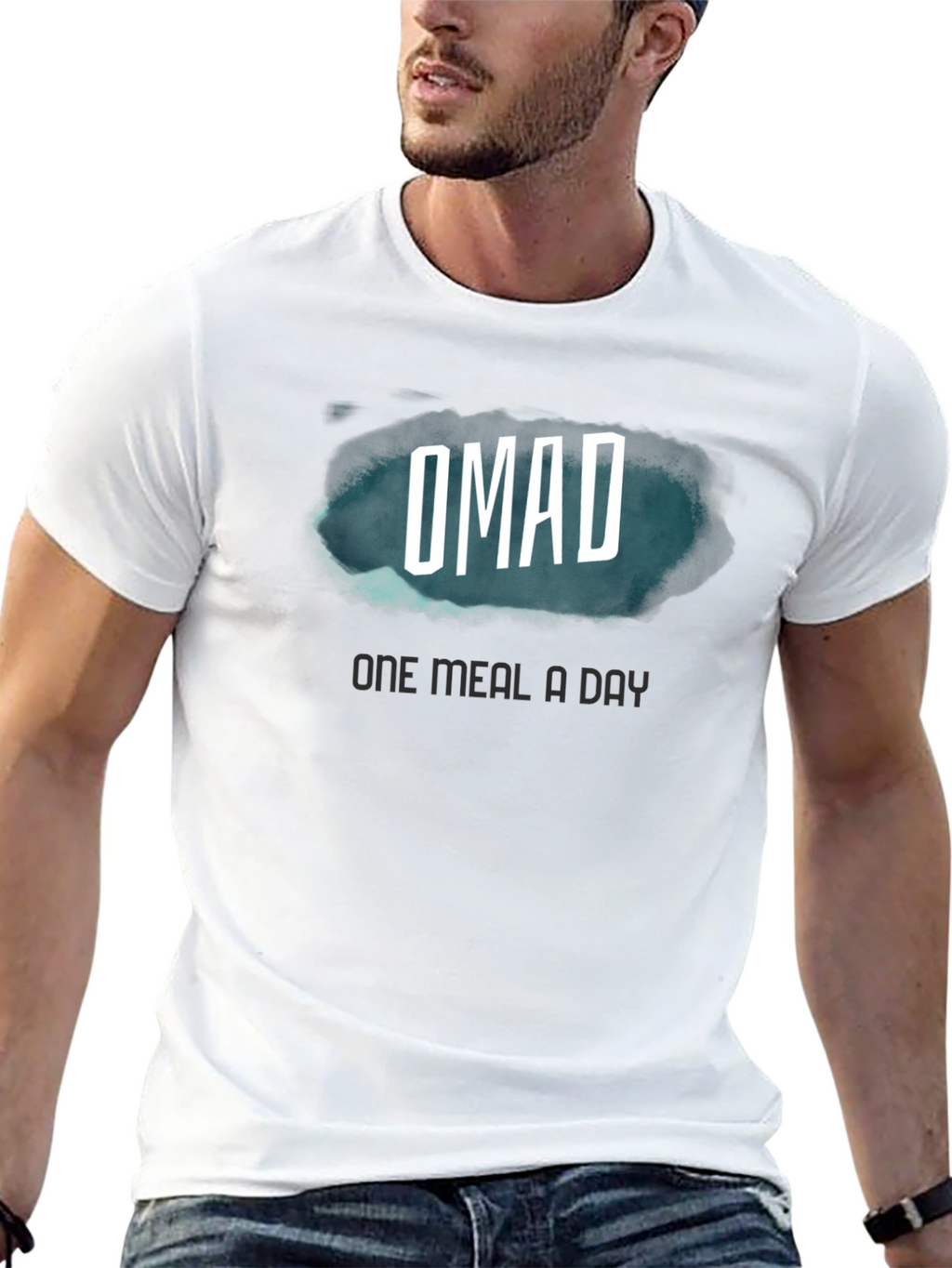 OMAD One Meal A Day Black T-Shirt