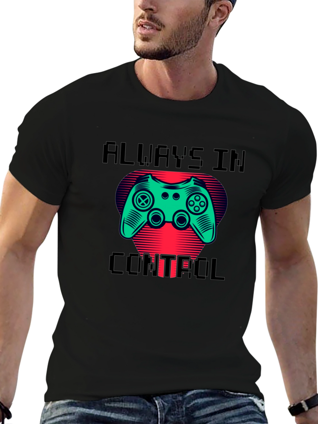 Gamer T-Shirt: Always In Control Design