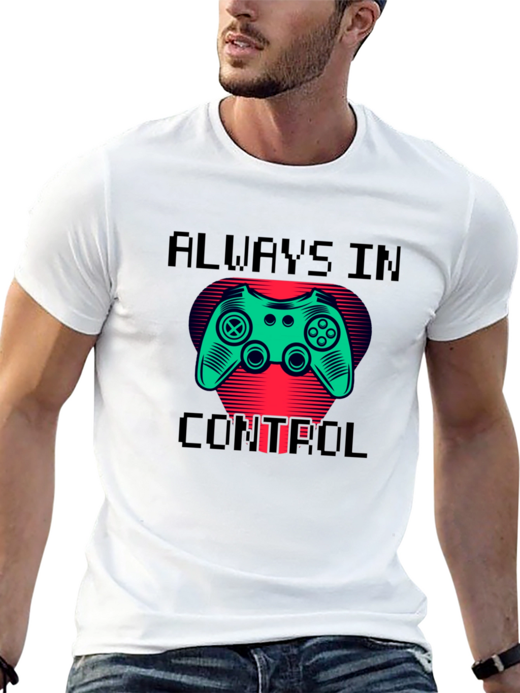 Gamer T-Shirt: Always In Control Design