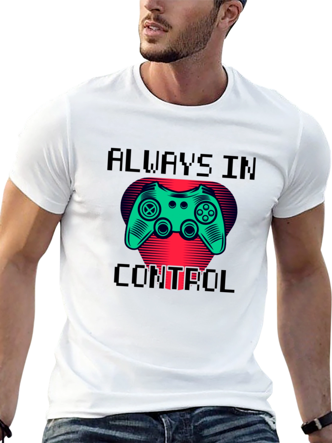 Gamer T-Shirt: Always In Control Design