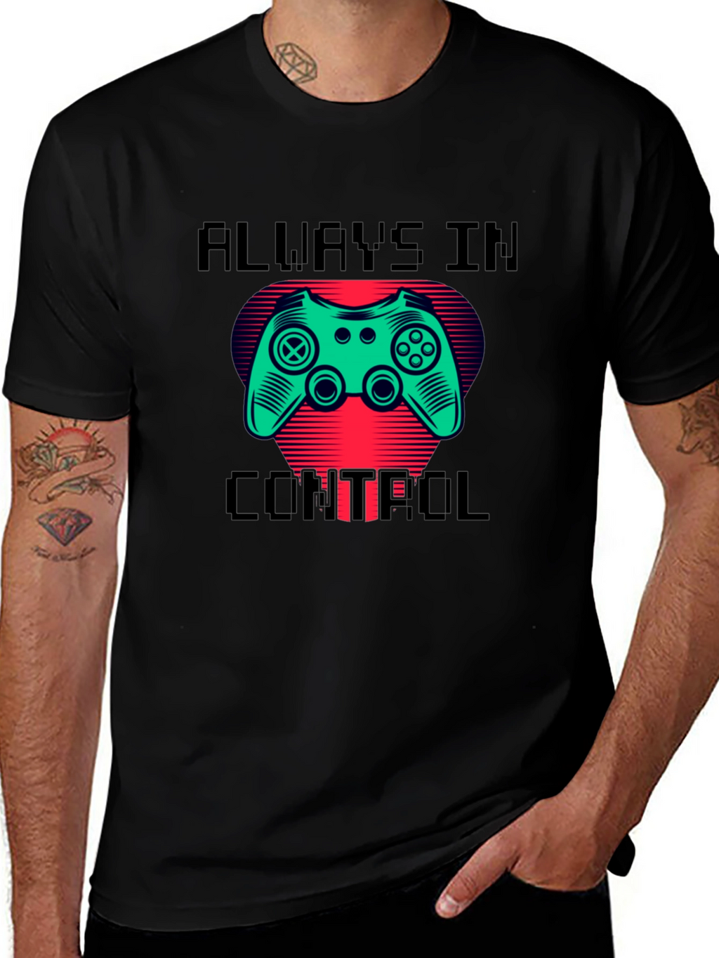 Gamer T-Shirt: Always In Control Design