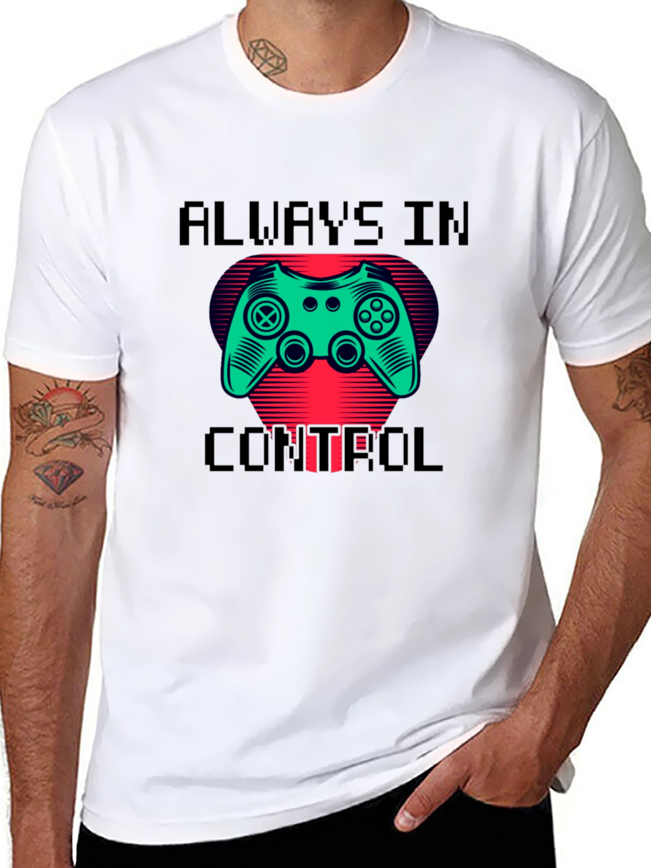 Gamer T-Shirt: Always In Control Design