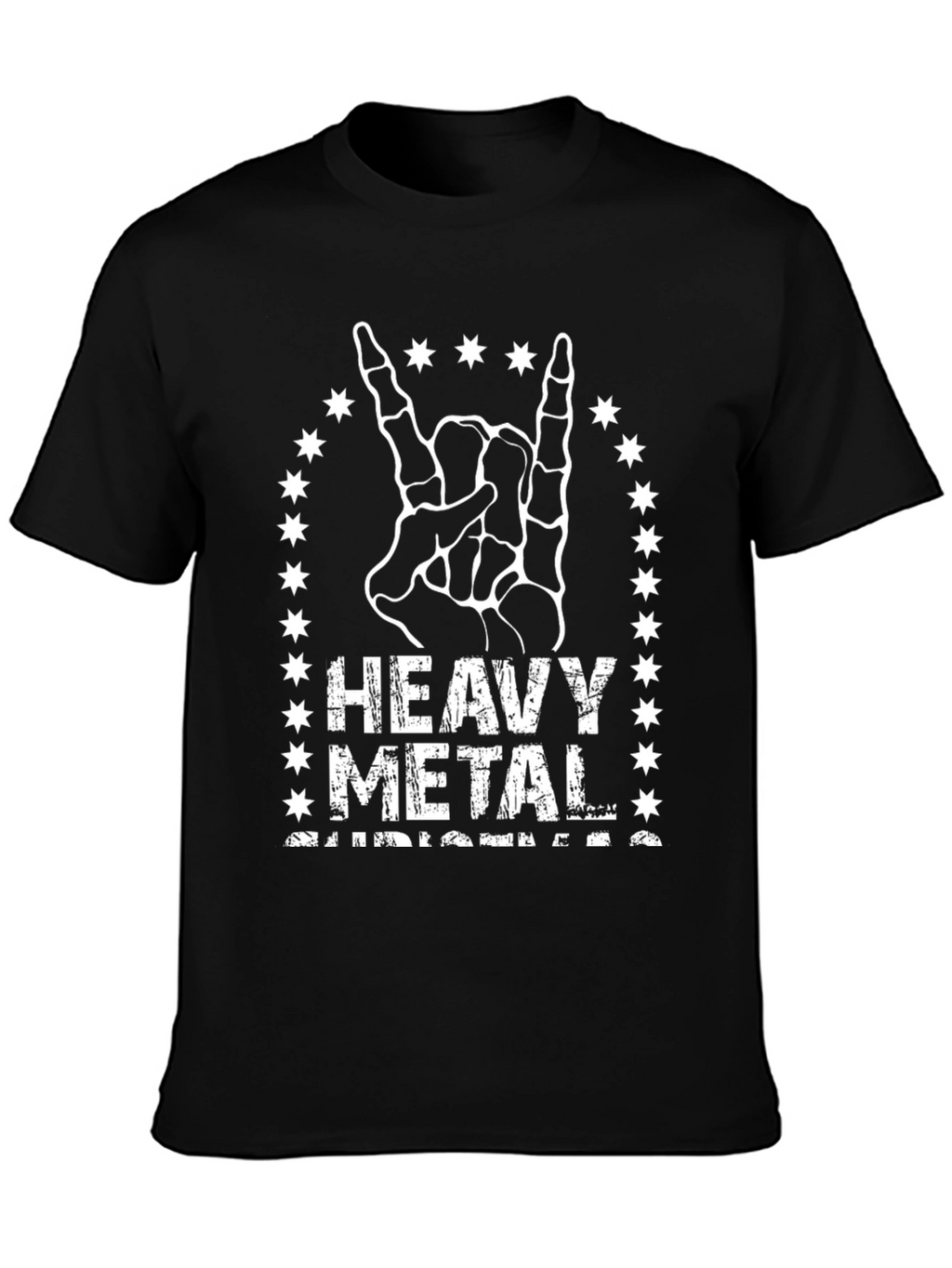 Heavy Metal Christmas T-Shirt - Black Graphic Tee