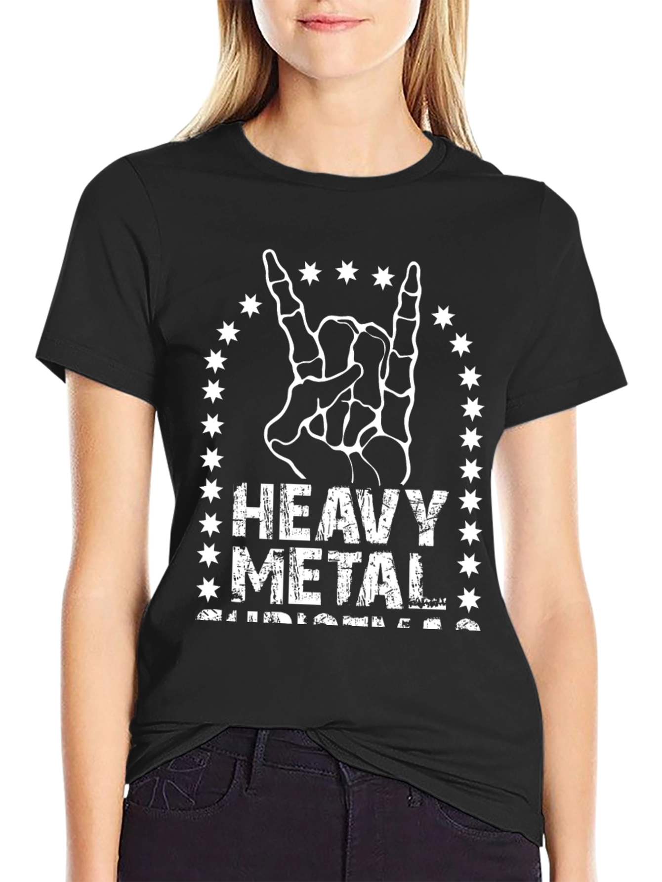 Heavy Metal Christmas T-Shirt - Black Graphic Tee