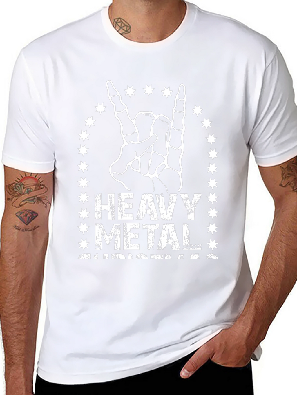 Heavy Metal Christmas T-Shirt - Black Graphic Tee